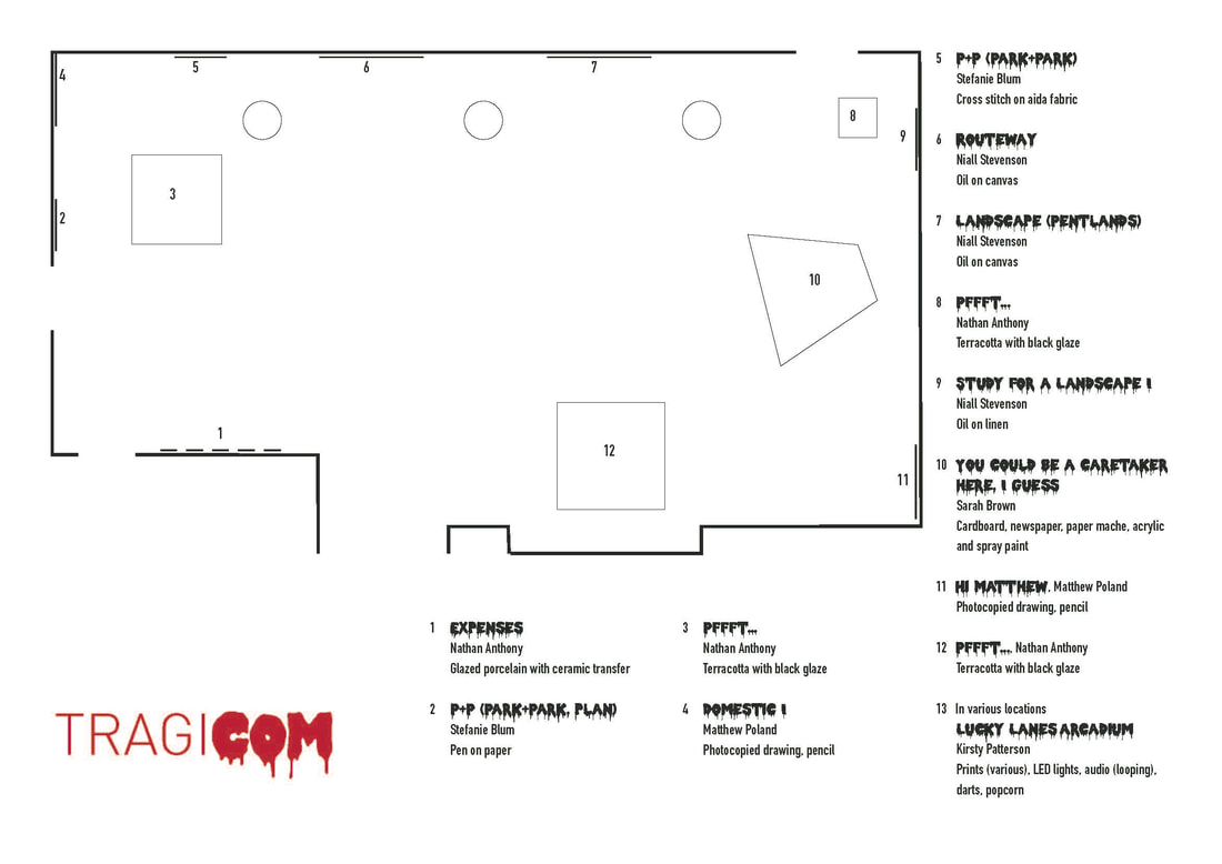 Floor plan of exhibition Act I