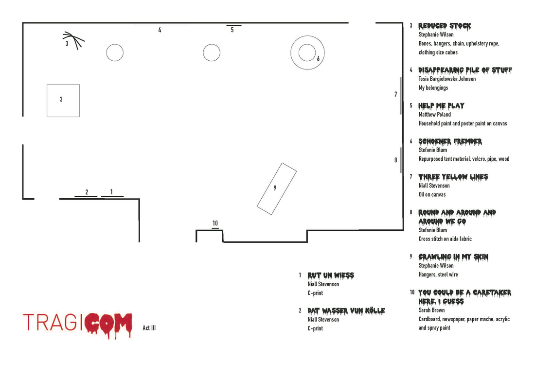 Floor plan of exhibition Act III